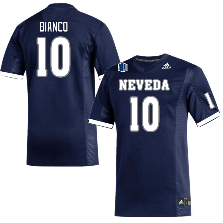 Men-Youth #10 AJ Bianco Neveda Wolfpack 2023 College Football Jerseys Stitched-Navy